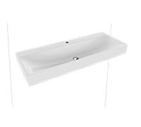 Kaldewei Lavabo Silenio 3046 120x46 cm rectangulaire blanc brillant 904506303001