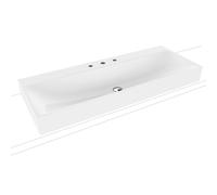 Lavabo à poser Kaldewei , modèle 3049 sans trop-plein Silenio 906406273001
