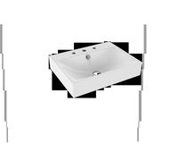 Kaldewei Lavabo Silenio rectangulaire 60 x 46 cm blanc mat classique 904306033001