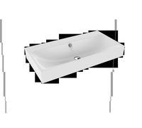 Kaldewei Silenio lavabo Silenio 904406003001 3045 90x46x12xcm, effet perlant blanc, sans trou pour robinetterie