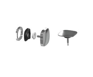 KALDEWEI SQUARE TWIST Cache KA 4029 pour garniture de vidage et de trop-plein, 687772840999, KA 4029