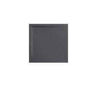 Kaldewei Superplan receveur de douche 383148040666 80x80x2,5cm, avec support, cool grey80
