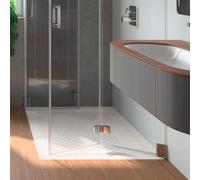 Kaldewei Avantgarde - Receveur de douche Superplan Classic 389-1, 120x80 cm, Antidérapant sur toute la surface, sans support en polystyrène, blanc 447330020001