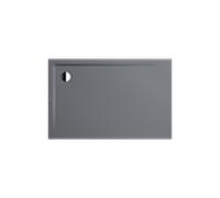Kaldewei Superplan receveur de douche 383447982665 75x100cm, plat, support, Secure Plus, cool grey70