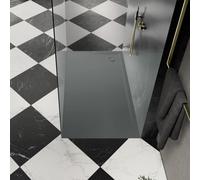 Kaldewei Superplan receveur de douche xxl 386300012674 100x170x5,1cm, Secure Plus, gris chaud85