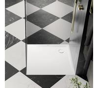 Kaldewei Superplan receveur de douche 386547980711 120x120cm, plat, support, sans effet/antidérapant, blanc alpin mat