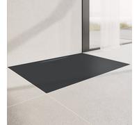 Kaldewei Superplan zero receveur de douche 359047983676 100x150cm, support de receveur extra plat, effet perlant , noir mat100