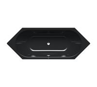 Kaldewei Vaio Duo 6 bain 233234010701 210x80cm, antidérapant complet, noir