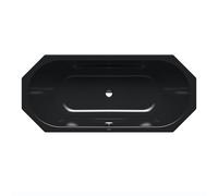 Kaldewei Vaio Duo 8 bain 233330003701 180x80cm, effet perle antidérapant, noir