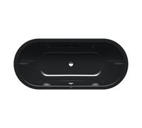 Kaldewei Vaio bain 233100013701 180x80cm, effet perlant, noir