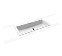Kaldewei Lavabo à encastrer Puro 3152 90 x 46 cm rectangulaire blanc brillant sans trou 900206003001
