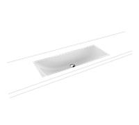 Kaldewei Lavabo Silenio 906106313001 93,4×39,1 cm rectangulaire sous‑plan blanc sans trop-plein