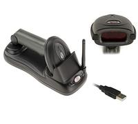 KALEA-INFORMATIQUE Douchette Laser sans Fil Lecteur de Code Barre, programmable 32 Bits, PORTEE 300M, Batterie Rechargeable. Connexion par Port USB