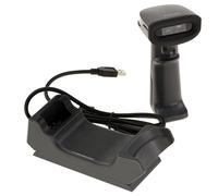 KALEA-INFORMATIQUE Douchette Scanner Lecteur de Codes Barre 1D Type EAN et de Codes 2D Type QR Code. sans Fil, portée 100m, Batterie Rechargeable sur Socle