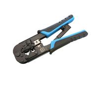 KALEA-INFORMATIQUE Pince à Sertir les Fiches RJ45 8P8C RJ12 6P6C RJ11 6P4C - AVEC CREMAILLERE