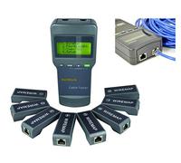 Kalea Informatique Testeur professionnel RJ45/RJ11 – 8 satellites, écran, schéma de câblage
