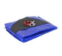 KALEMBAL Bâche Piscine Ronde 6,2 m pour Piscine diamètre 5,40 m - Filet d'écoulement - Bleu - Résistante - Anti-UV - Oeillets