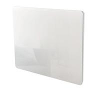 Kalia Radiateur électrique à inertie sèche GLASS - céramique, façade verre, LCD 1000W Norme NF