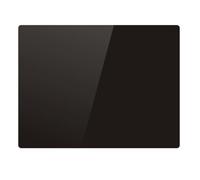 Kalia Radiateur électrique noir à inertie sèche bloc CERAMIQUE + facade VERRE écran LCD 1000W GLASS Norme NF