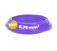 Kalitec Câble H05V-K 0,75 mm² - Toron Violet de 10 m - Fil de Câblage