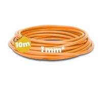 Kalitec Câble H05V-K 1 mm² Orange - Fil de Câblage Souple en PVC, 10 m