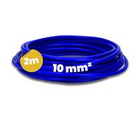 Kalitec Câble H07V-K 10 mm² - Bleu Outremer - 2 m - Fil de Câblage Souple