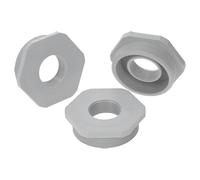 Kalitec G6502500 Lot de 3 réducteurs M50/M25 en plastique gris clair I Réducteur presse-étoupe hexagonal I Filetage intérieur M25 I Filetage extérieur M50 I IP68