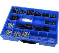 Kalitec KALI-1310 Connecteurs JPT Boîte d'assortiment 0,5-2,5 mm² 768 pièces I Plastique I Plage de température -40 °C à +105 °C I Kit de connecteurs I Connexion enfichable