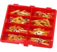 Kalitec KALI-1542 Boîte d'assortiment Gaine thermorétractable Jaune I Taux de rétraction 3:1 I Plage de température -40 °C à 110 °C I Matériau Polyoléfine I 4-6 mm² I Connecteur à sertir I Douille à s