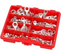 Kalitec Kali-1570 KALI-1570 Coffret assortiment cosses à sertir 10-16 mm² I Cuivre I Cosses I Jeu de cosses I Étamées I Cosses à griffes I Protection anti-pliure