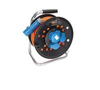 KALLE DAS KABEL Rallonge Electrique Enrouleur 25m CEE, Enrouleur electrique professionnel, Polyuréthane H07BQ-F 3G 2,5mm² EXTREME SIGNAL pour camping, bricolage & jardin, Made in Germany