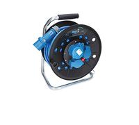KALLE DAS KABEL Rallonge Electrique Enrouleur KTP 25m CEE, Enrouleur electrique professionnel, Polyuréthane H07BQ-F 3G 2,5mm² pour camping, chantier, bricolage & jardin, Made in Germany