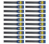 KALLORY 20 Boîtes Recharges de Plomb Mécaniques 0,5mm 2b Noir pour Crayons | Résine, Écriture Fluide sans Taille, Boîte Portable, Bureau et Dessin