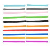 KALLORY 20 Pièces de Sangles Élastiques en Silicone pour Reliure de Carnet A6, Pratiques et Économes en Espace, pour Voyage et Usage Bureau Couleur Aléatoire