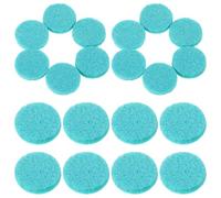 KALLORY 50 Coussinets Ronds en Coton Fibre Absorbant pour Aromathérapie DIY, Recharge pour Diffuseur Pendentif 25mm, Lot de 50 Pièces Adaptés pour Parfum Diffuseur