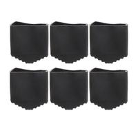 KALLORY 6 Pièces Pieds de Sécurité pour Échelle Pliable 2x4 Cm en | Protection Antidérapante, Ajustement Sécurisé, pour Pieds D’échelle Domestique, Placards et Plafonniers