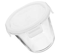 KALLORY Boîte Alimentaire Hermétique Récipient à Soupe 700ml en Verre avec Couvercle Étanche et Compatible Micro-ondes Couleur pour Salle à Manger et Hôtel Couleur