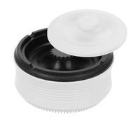 KALLORY Cendrier Automatique Purificateur d'air Intelligent en Abs pour Voiture et Extérieur, Grosse Capacité, Style Rétro Moderne, Purification de L'air
