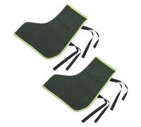 KALLORY Couvre-bottes de Soudage en Toile Ignifuge et Respirante, Ajustable pour Soudeurs en Industriel, Lot de 2 Pièces