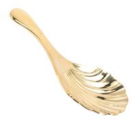 KALLORY Cuillère Doseuse Grains en Laiton Or, Robuste et Pratique, Style Classique pour Hôtel et Restaurant, Accessoire Thé Élégant et Fonctionnel