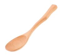 KALLORY Cuillère en Bois Minimaliste Ustensile Sûr et Polyvalent Cuisine avec Grosse Capacité et Design Stable pour Servir le Riz à Domicile
