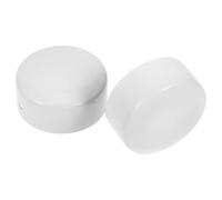 KALLORY Embout de Main Courante de 50mm en Acier Inoxydable 2 Pièces Fixation Sécurisée, Installation Facile pour Escalier Adapté aux Mains Courantes en Bois et Pvc