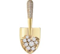 KALLORY Épingle pour Chapeaux en Alliage Doré de Pelle Élégante Ornée de Cristaux, Bijoux Fantaisie pour Femmes, Accessoire Chic pour Noël ou Remise de Diplôme