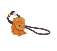 KALLORY Figurine de Cheval Miniature en Bois Sculpté à La Main - Statuette Animale Parfumée Naturellement | Joli Pendentif pour Porte-clés, Sac à Dos Ou Décoration de Bureau