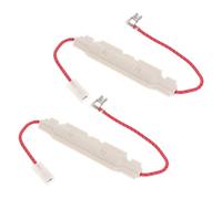 KALLORY Fusible Haute Pression pour Micro-ondes Blanc en Plastique 2pcs, Accessoire Solide de Remplacement pour Four à Micro-ondes Haute Tension