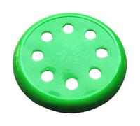 KALLORY Housse de Siège Rond Lisse et Confortable en Plastique Vert pour Tabouret de Bar pour L'approvisionnement Cantine