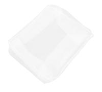 KALLORY Revêtement de Canapé Paresseux Blanc en Tissu Confortable et Lavable avec Fermeture Éclair, pour Salon et Présent de Pendaison de Crémaillère