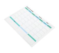 KALLORY Sticker Mural Tableau Blanc Effaçable à Sec Autocollant Pvc 30x40 Cm Calendrier Mensuel Réutilisable Cuisine Bureau Salle de Classe Organisation Planning