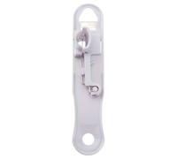 KALLORY Trancheuse à Haricots Coupe et Enlève Fils Simultanément Multifonction Facile à Ranger en Plastique Blanc Accessoire la Cuisine Pratique pour Usage Domestique