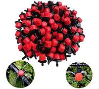 Kalolary 100pcs Goutteurs Réglable Système d'irrigation | réglable Goutteurs Brumisateur arroseur Bricolage pour goutte a goutte Micro Drip irrigation Serre DIY Jardin, Plante